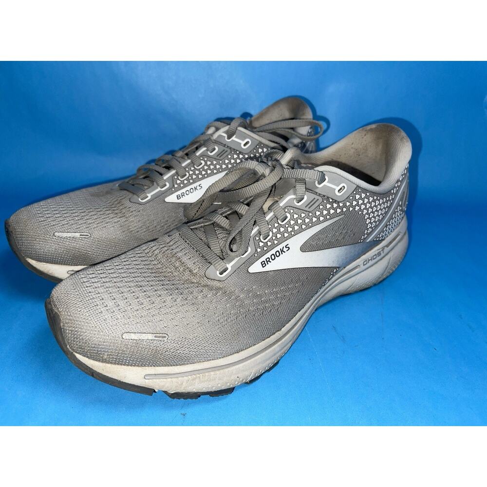 Brooks Sneakers Womens 10.5 Ghost 14 1203561B089 Gray Running Athletic Gym Shoes
